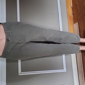 Banana Republic Women's Olive Cargo Pants Size 2